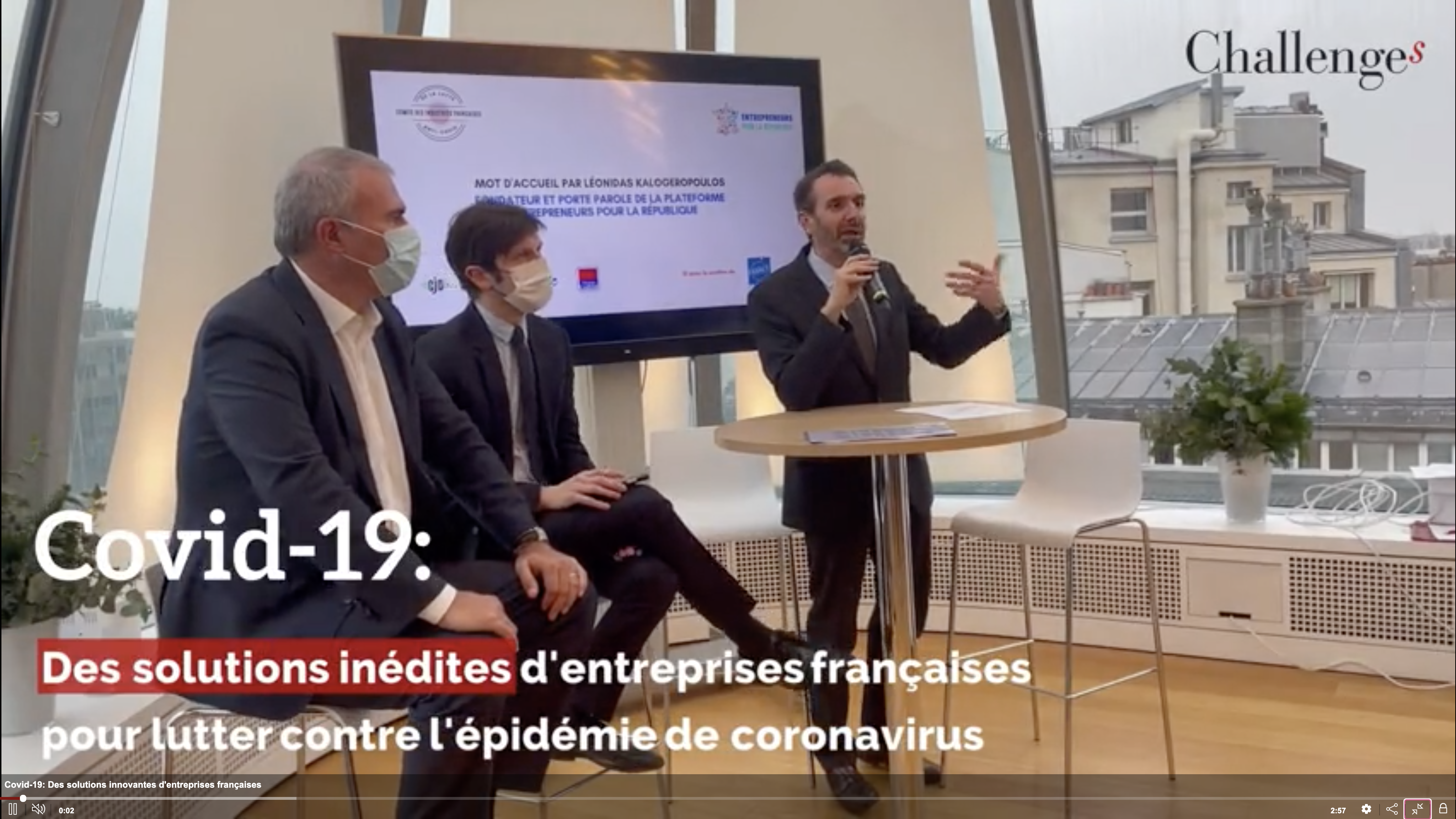 COVID-19 : Des solutions innovantes d’entreprises françaises